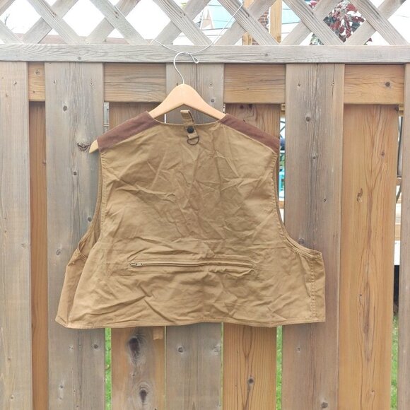 Vtg Fly Fishing Vest Sz L Utility River Fisherman Pockets - Picture 6 of 7